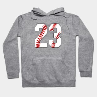 Baseball Number 23 #23 Baseball Shirt Jersey Favorite Player Biggest Fan Hoodie